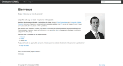 Desktop Screenshot of christophe-corbel.com